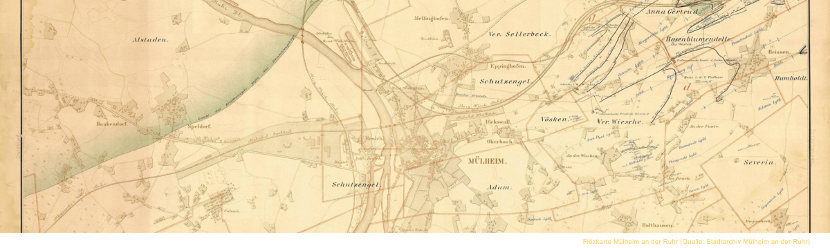 Flzkarte Mlheim an der Ruhr (Quelle: Stadtarchiv Mlheim an der Ruhr)