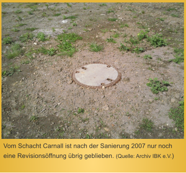 Schacht "Von-Oeynhausen 3" ist der Frderschacht des Bergwerks. Hier wird die Steinkohle mittels einer 4-trmmigen Geffrderung zutage gehoben.  
