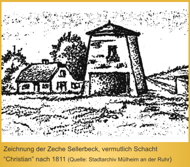 Schacht "Von-Oeynhausen 3" ist der Frderschacht des Bergwerks. Hier wird die Steinkohle mittels einer 4-trmmigen Geffrderung zutage gehoben.  